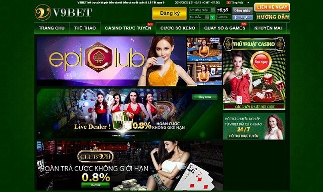  Game Casino trực tuyến v9bet là vô cùng đa dạng